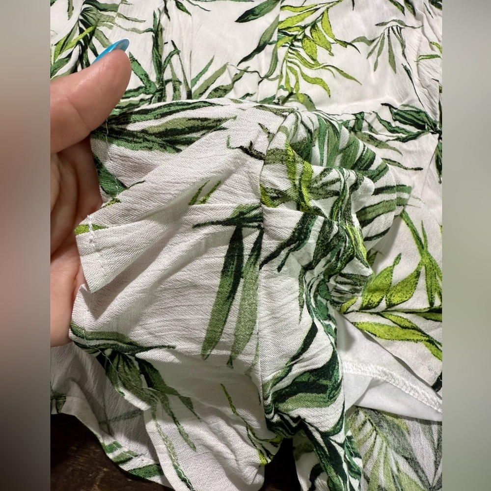 NWT Windsor 2pc Tropical Crop Top Shorts Set Sz M & L Vacation Summer Party Sexy - Picture 10 of 14